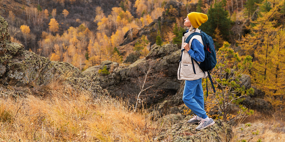 An active woman in McKinney TX after successful knee replacement.